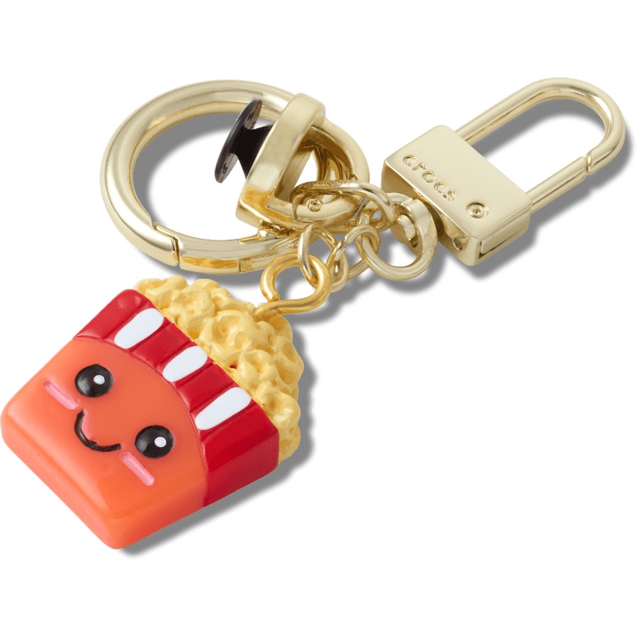 Cute Popcorn Bucket Bag Charm